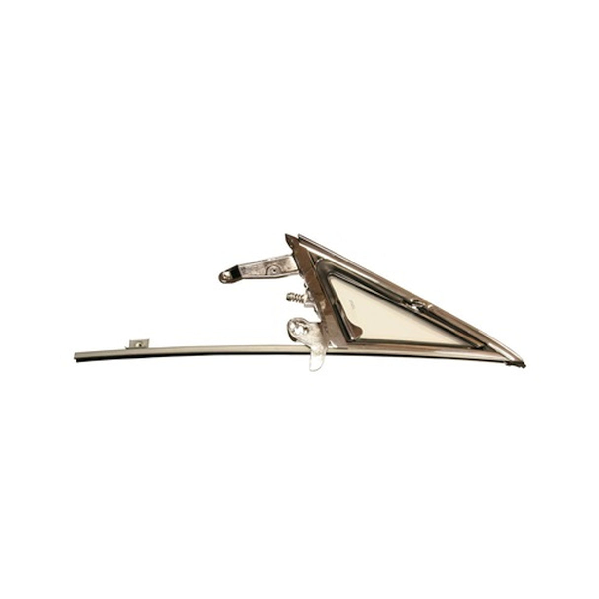 Scott Drake Vent Window Frame and Door Glass Run Assembly, Right Side, Clear - C5ZZ-65222404CK
