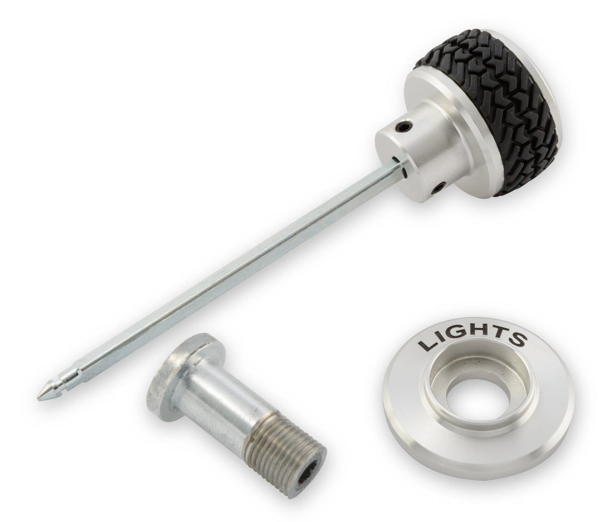 Scott Drake 1968-77 Bronco Billet Dash Knob and Bezel Master Kit - C8TZ-10852-MKBL
