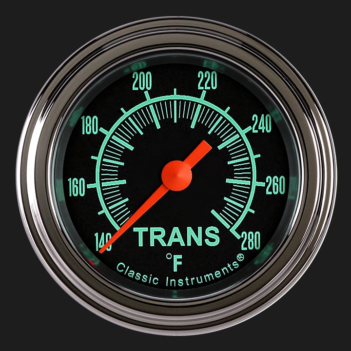 Classic Instruments G/Stock 2 1/8" Transmission Temperature Gauge - GS127SLF