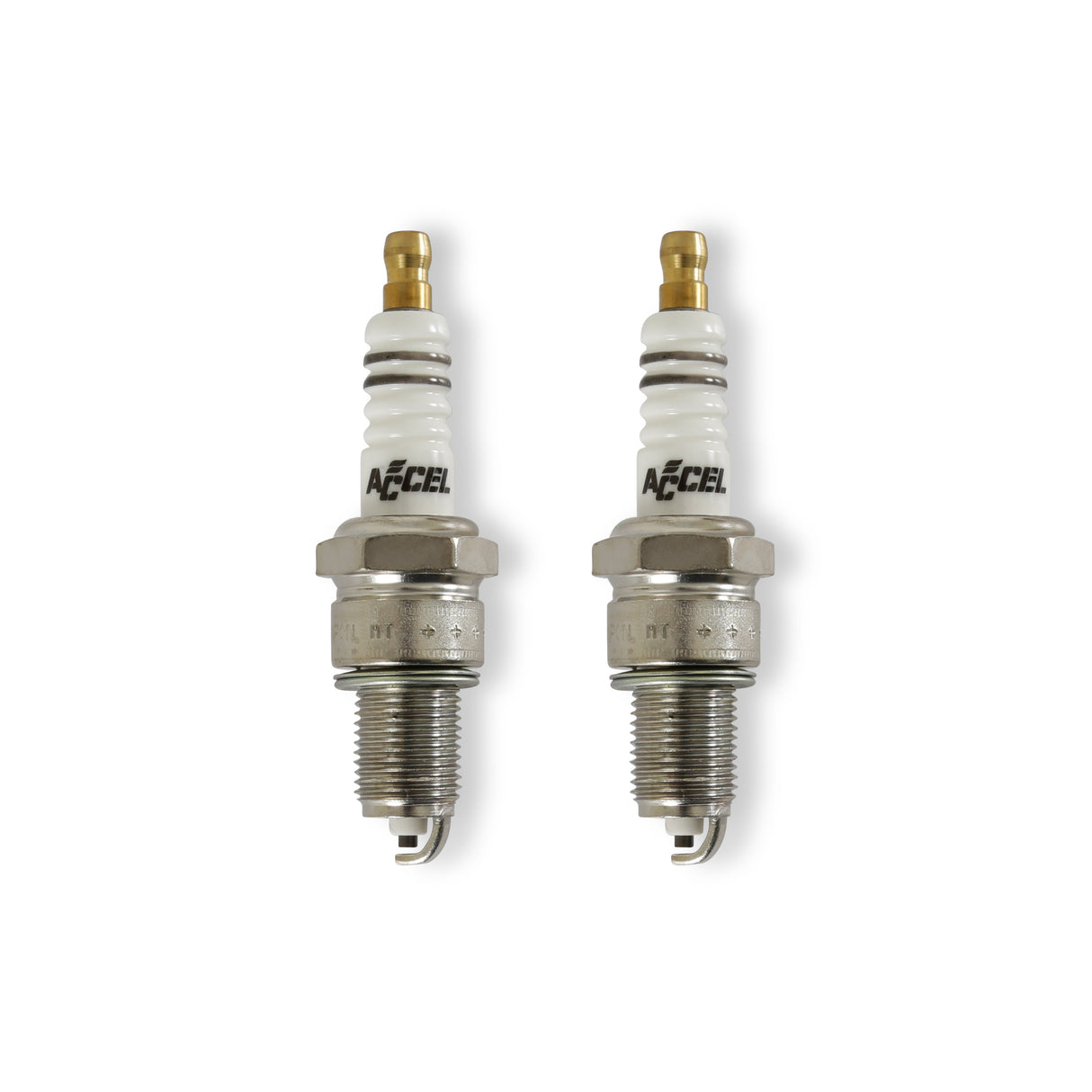 ACCEL Spark Plugs - Copper Core - Evolution - .040" gap - 2 Pack - 2410A