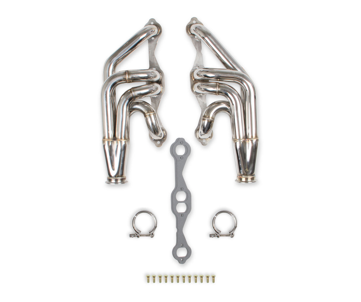 Flowtech Small Block Chevy Turbo Headers - Polished Finish - 11570FLT
