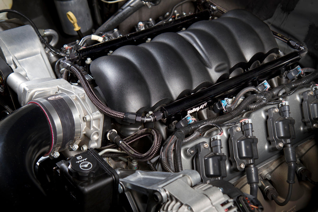 Holley 534-209 LS Hi-Flow Fuel Rails - Fits LS1, LS2, LS3, LS6 & L99 factory intakes