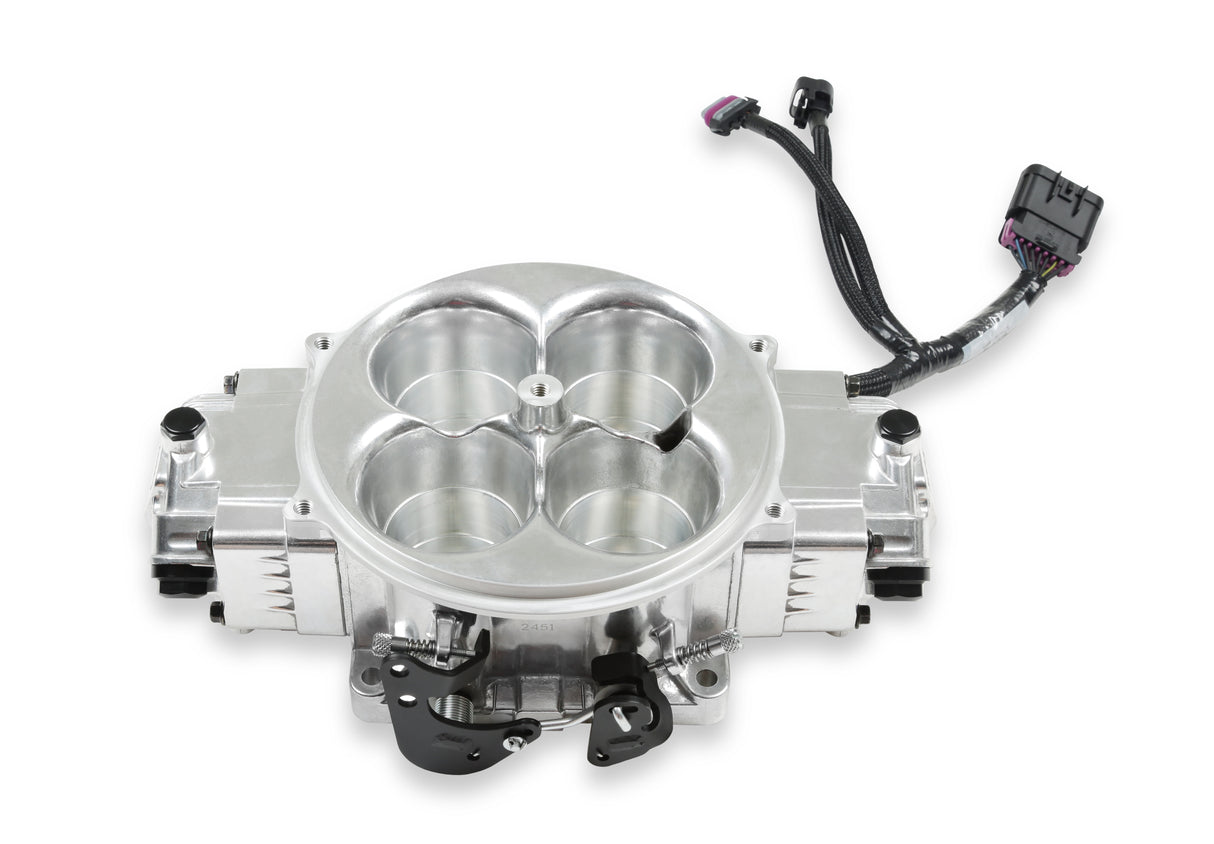 Holley EFI Terminator X Stealth 4500 Service Throttle Body - Shiny - 534-303