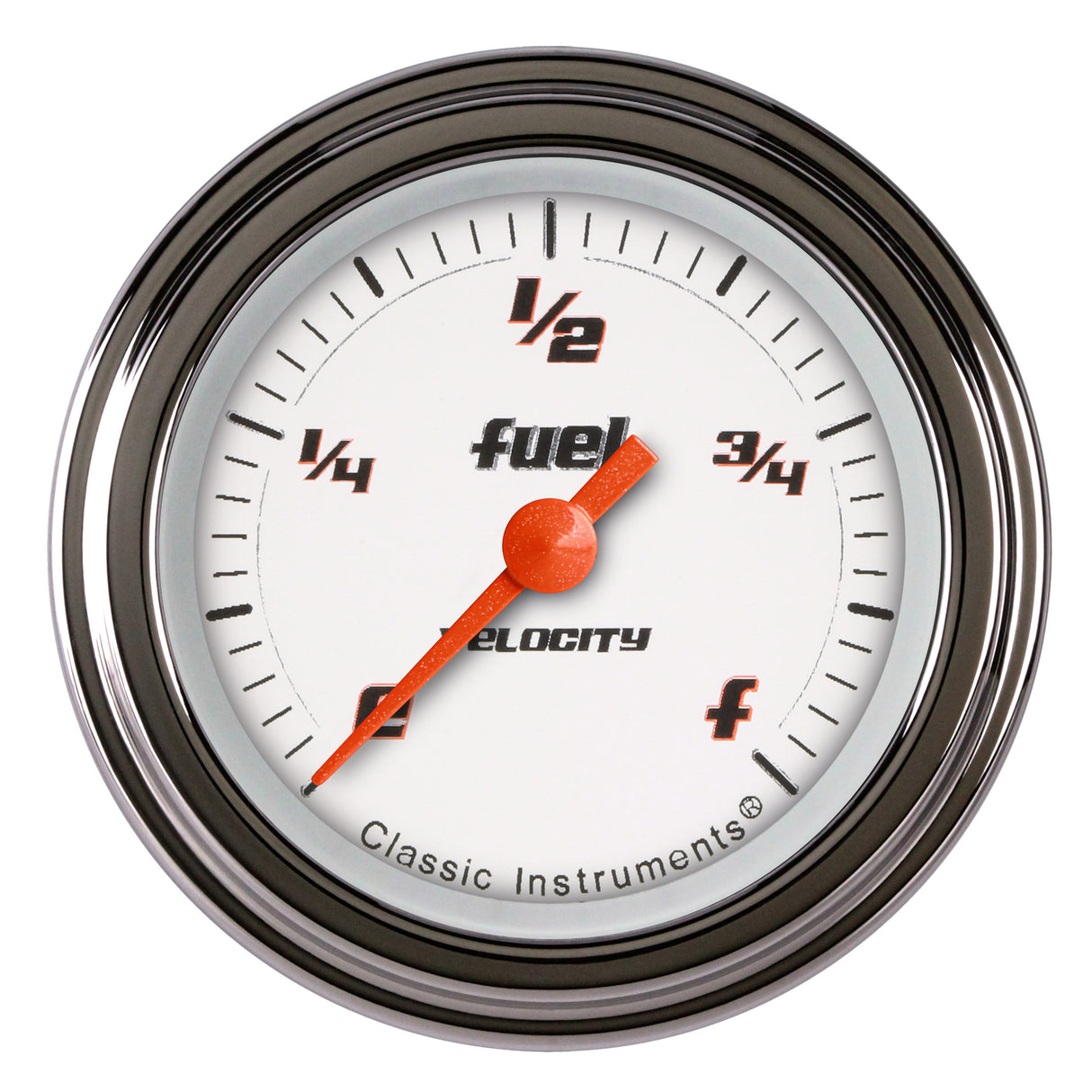 Classic Instruments VELOCITY WHITE 2IN FUEL PROGRAMERICAN - VS109WSLF