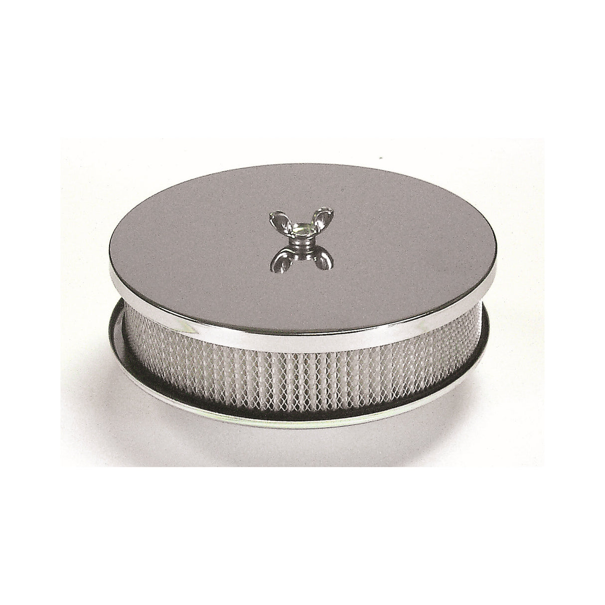 Mr Gasket Air Cleaner - 6-1/2 Inch x 2 Inch - Chrome - 1491