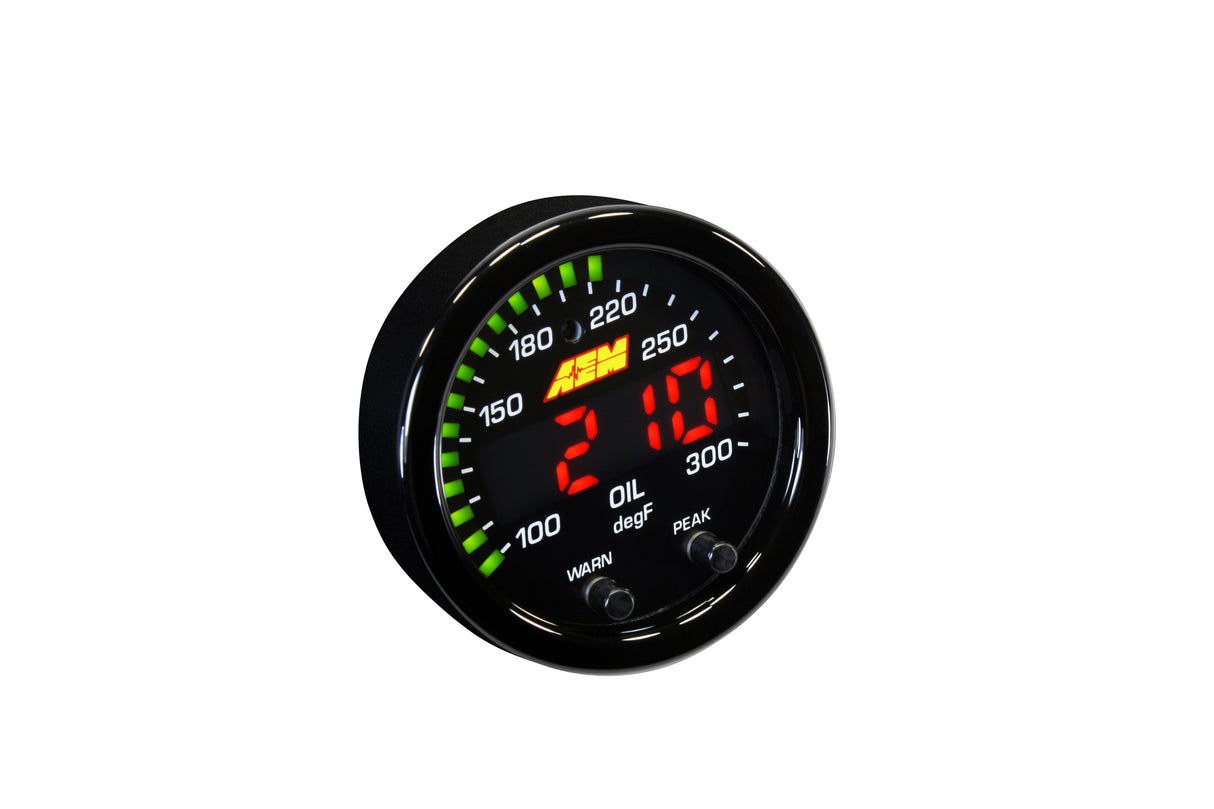 AEM X-Series Temperature Gauge Kit - 30-0302