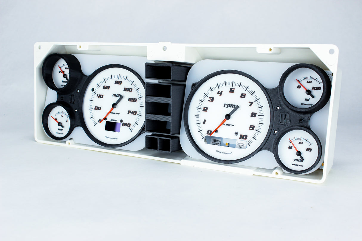 Classic Instruments 82-85 CHEVY S-10 VELOCITY WHITE W/OLED - CT82DVSW
