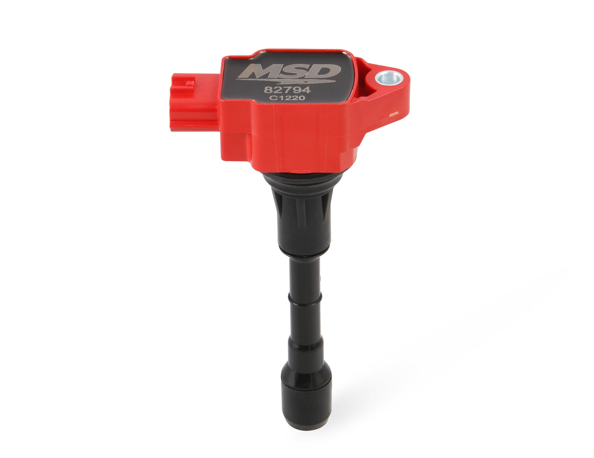 MSD Ignition Coil - Blaster Series - Fits Nissan/Infiniti 3.7L - Red - 82794
