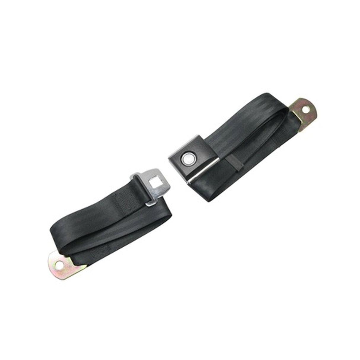 Scott Drake Push Button Seat Belt - SB-BK-PBSB-72