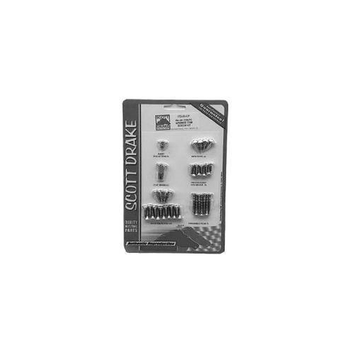 Scott Drake 1967-1968 Coupe Interior Trim Screw Kit - ITS-67-CP