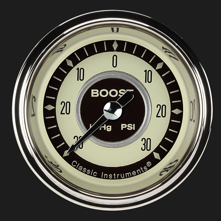 Classic Instruments Nostalgia VT 2 1/8" Boost/Vac Gauge - NT141SHC