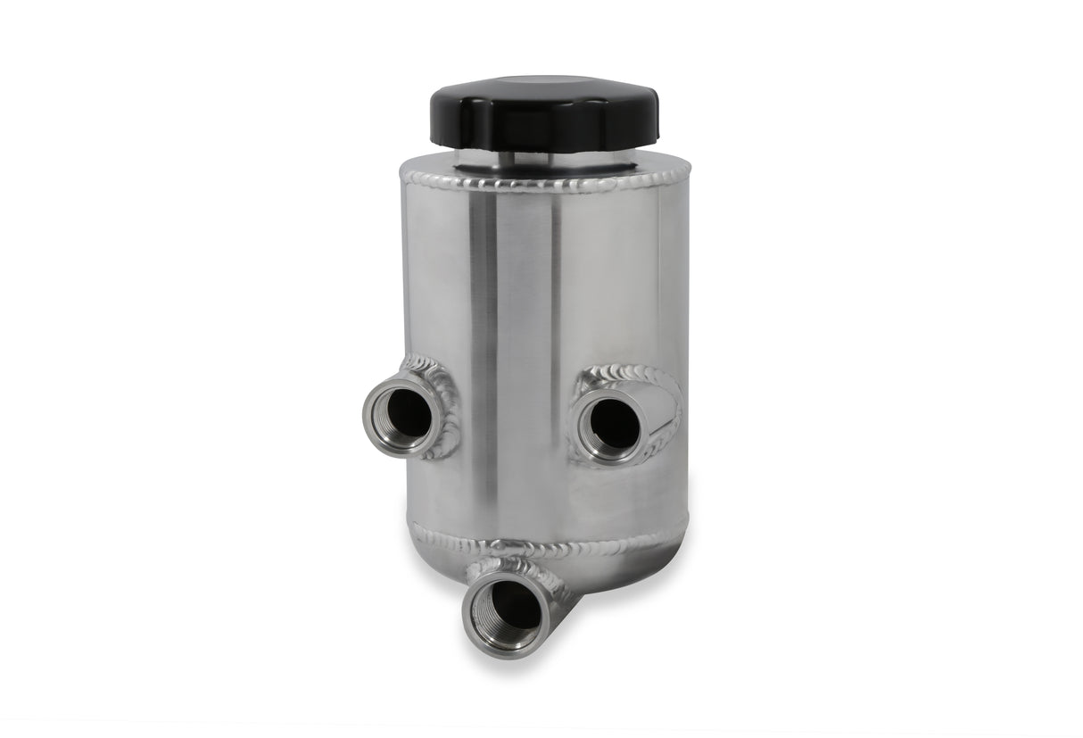 Holley 198-211 Power Steering Remote Reservoir - Polished Aluminum