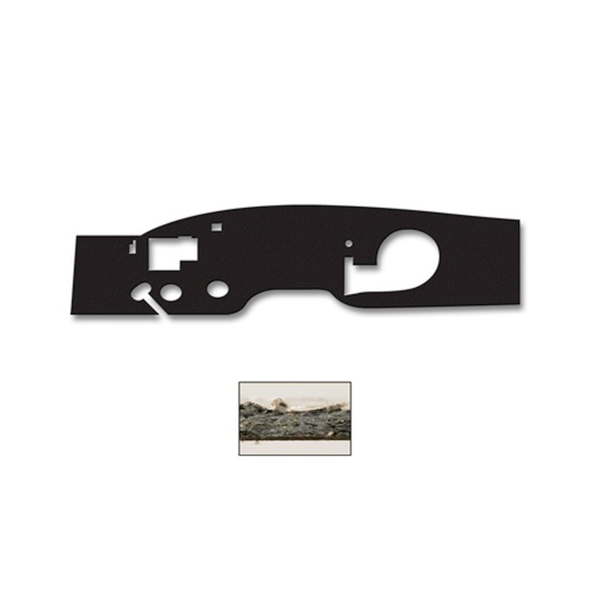 Scott Drake 64-66 Firewall insulator kit (premium molded version) - MUST-6466-C