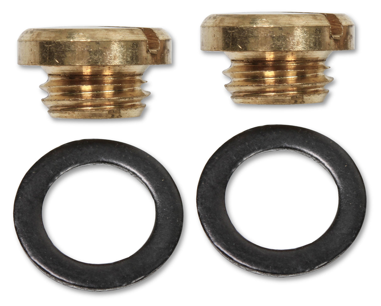 Quick Fuel Brass Sight Plug & Gasket - 7-1QFT