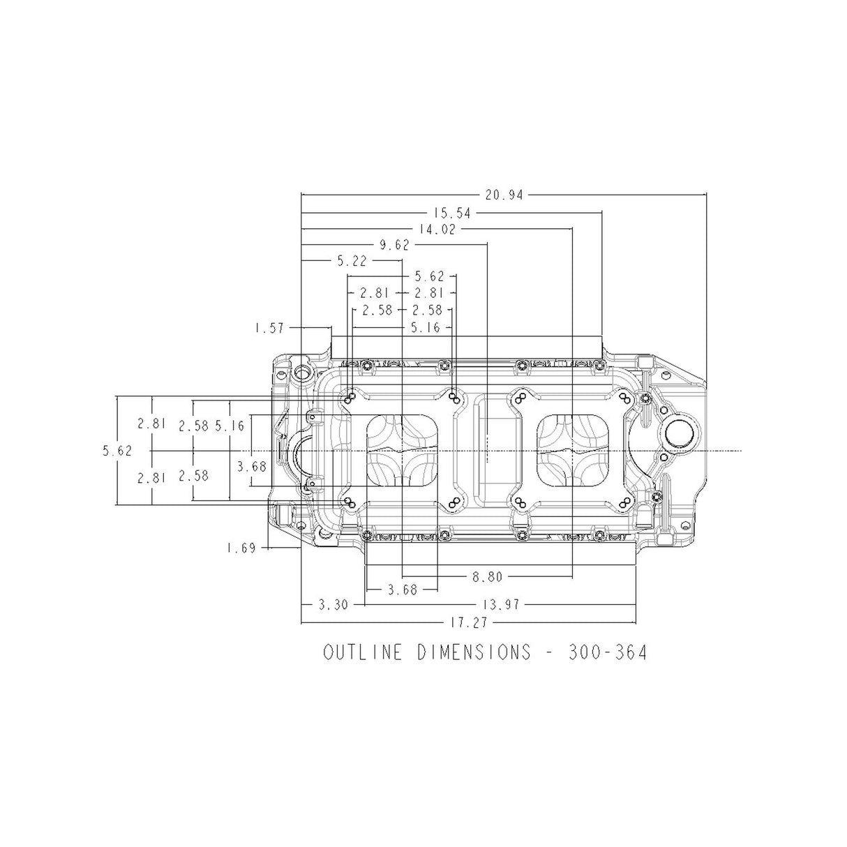 Holley 300-964 Hi-Ram EFI Intake Manifold Kit - Big Block Chevy