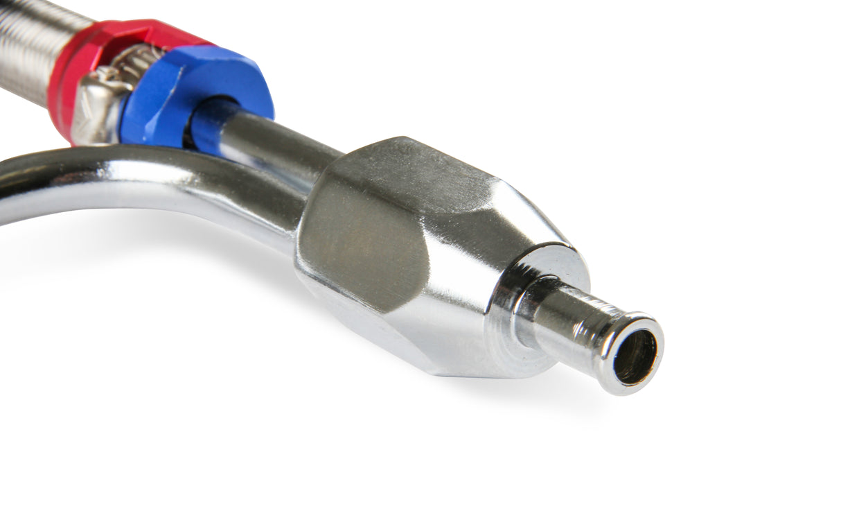 Mr Gasket Adjustable Fuel Line with Red and Blue Hose Ends - 1556G