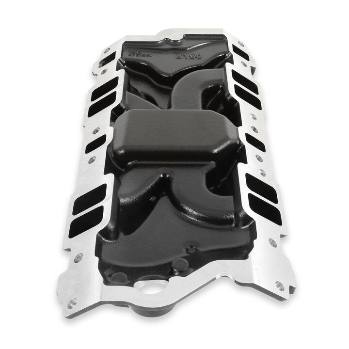 Weiand Speed Warrior Intake - Chevy Small Block V8 - Black Ceramic Coated - 8150BK