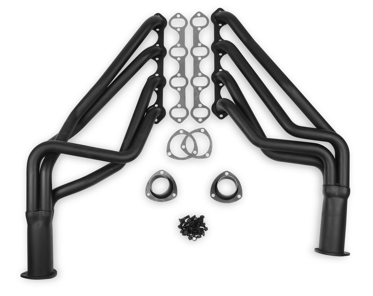 Flowtech Long Tube Header - Black Paint - 12100FLT