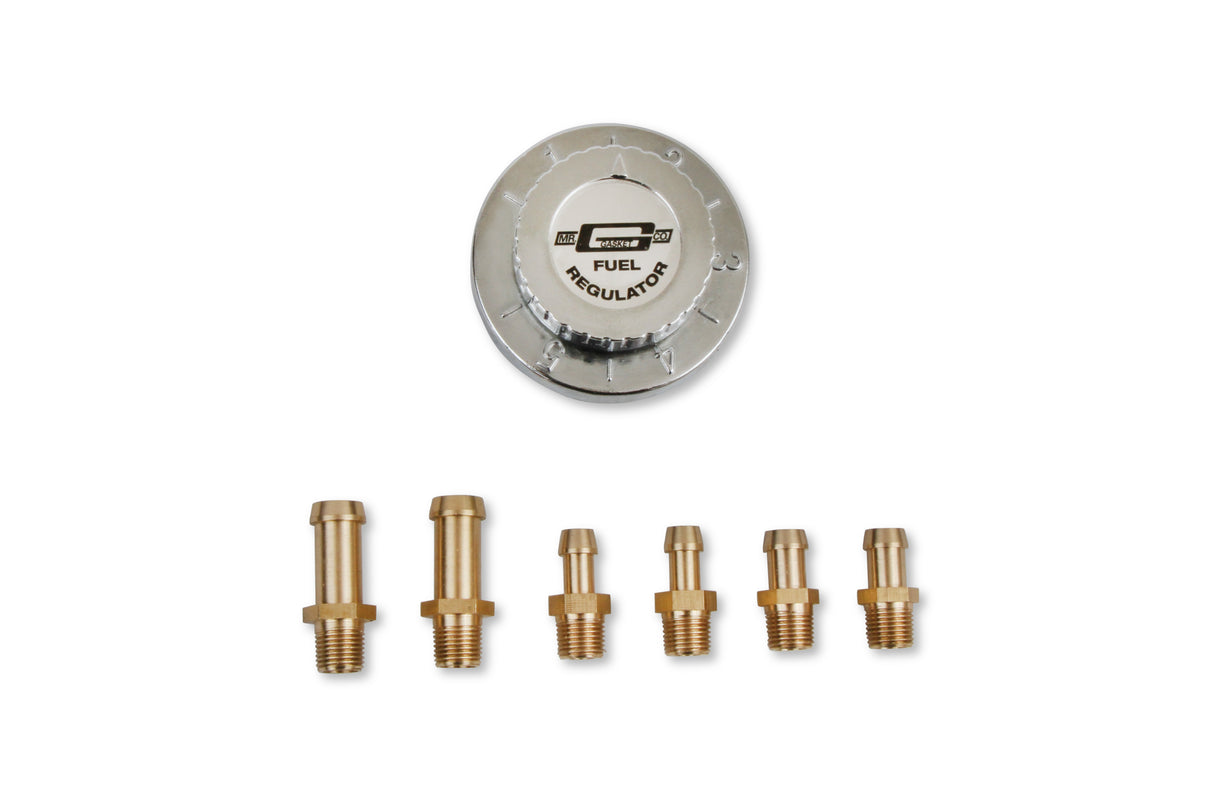Mr Gasket Adjustable Fuel Pressure Regulator 1-6 Psi - 9710