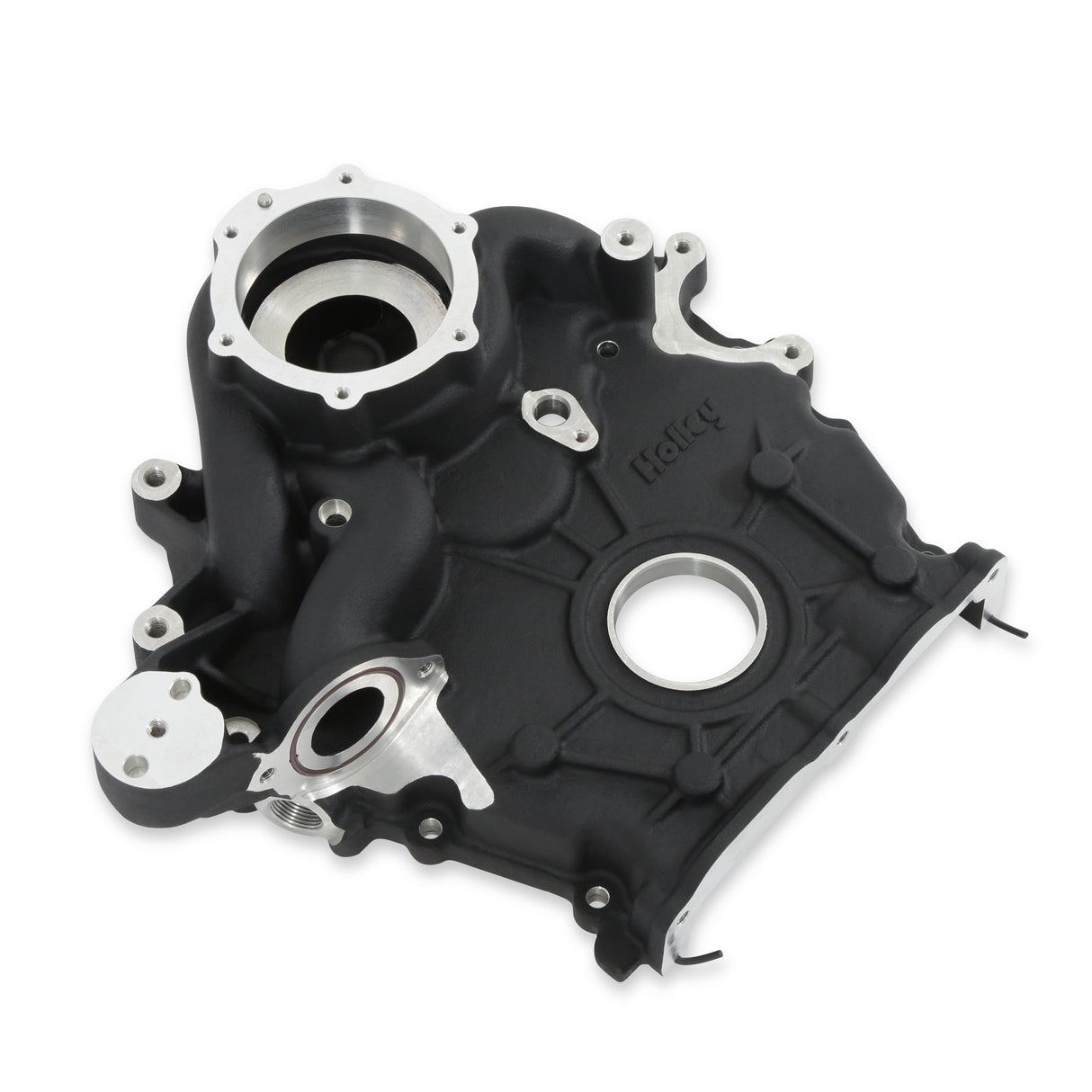 Holley 97-418 Timing Cover - Ford 7.3L Godzilla - Black