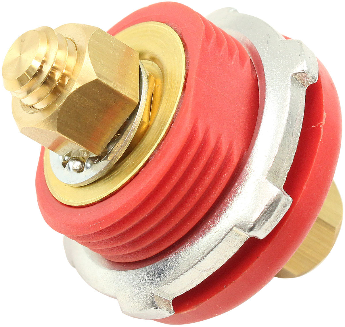 Aeroflow Thru Frame Electrical Bulkhead Terminal - Red - AF49-4046R