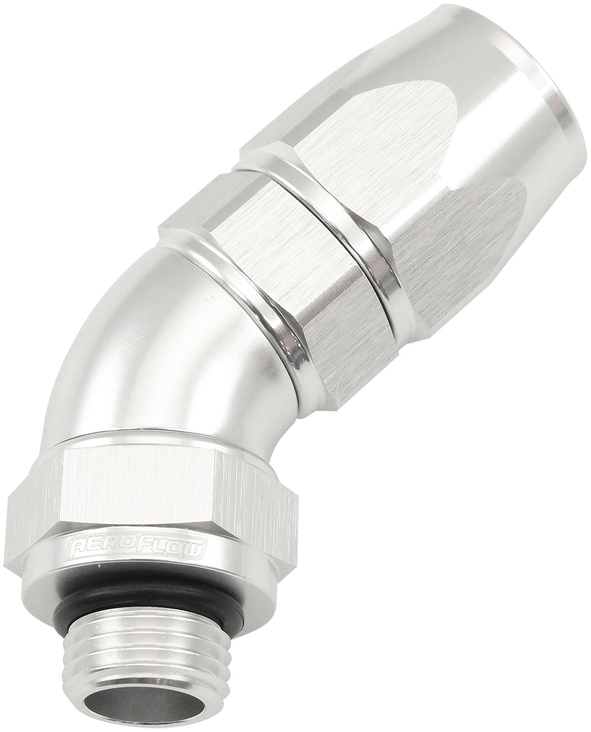 Aeroflow ORB Taper Swivel 45° Hose End -6 ORB to -6AN - AF582-08-06DS AF582-08-06DS