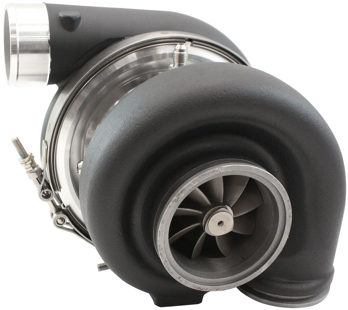 Aeroflow BOOSTED 7170 Conversion V-Band 0.85 Turbocharger 1150HP, Hi Temp Black Finish - AF8005-4029BLK
