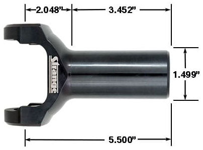 Strange Chrome-Moly Transmission Yoke 1350 Use With Roller Bearing & With 2 Piece Cap - STU1682N