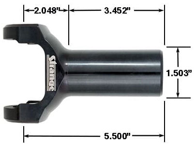 Strange Chrome-Moly Transmission Yoke 1350 With 2 Piece Cap - STU1682
