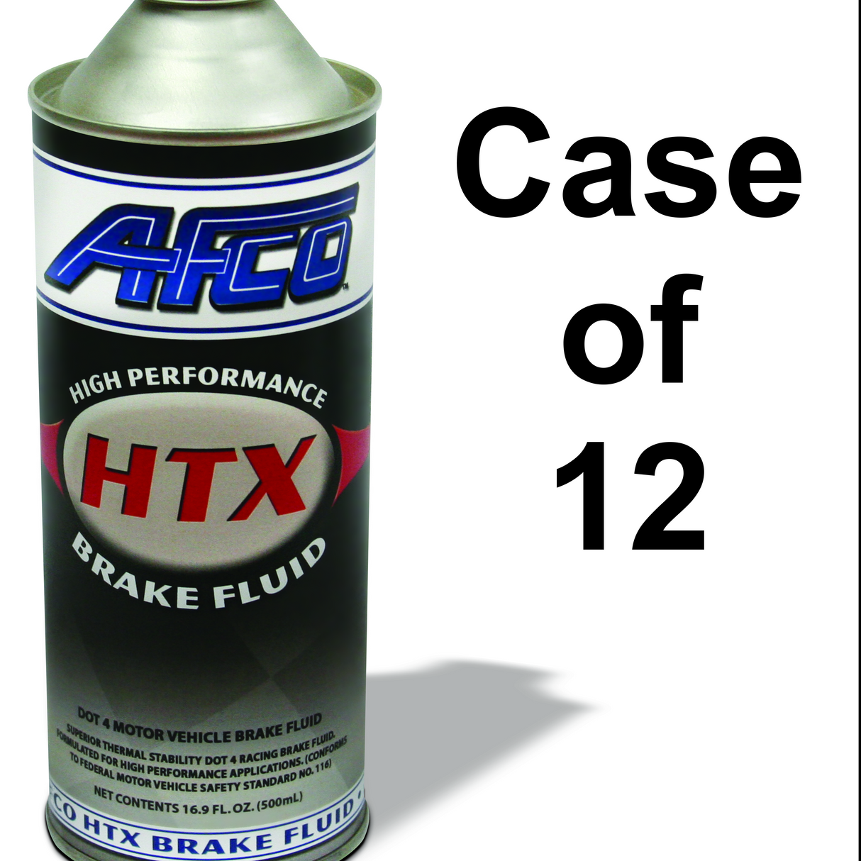 AFCO Brake Fluid Ultra HTX Case Of 12 - 16.9 Oz. Steel Cans - 6691904 6691904
