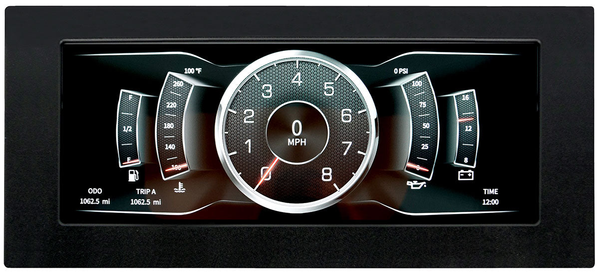 AutoMeter Invision 8.8" LCD Digital Dash, Panel Mount - AU7400