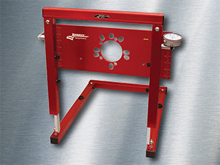 Longacre Precision Bump Steer Gauge with Billet Plate - 4 & 5 Bolt Sport/Compact - 52-79003