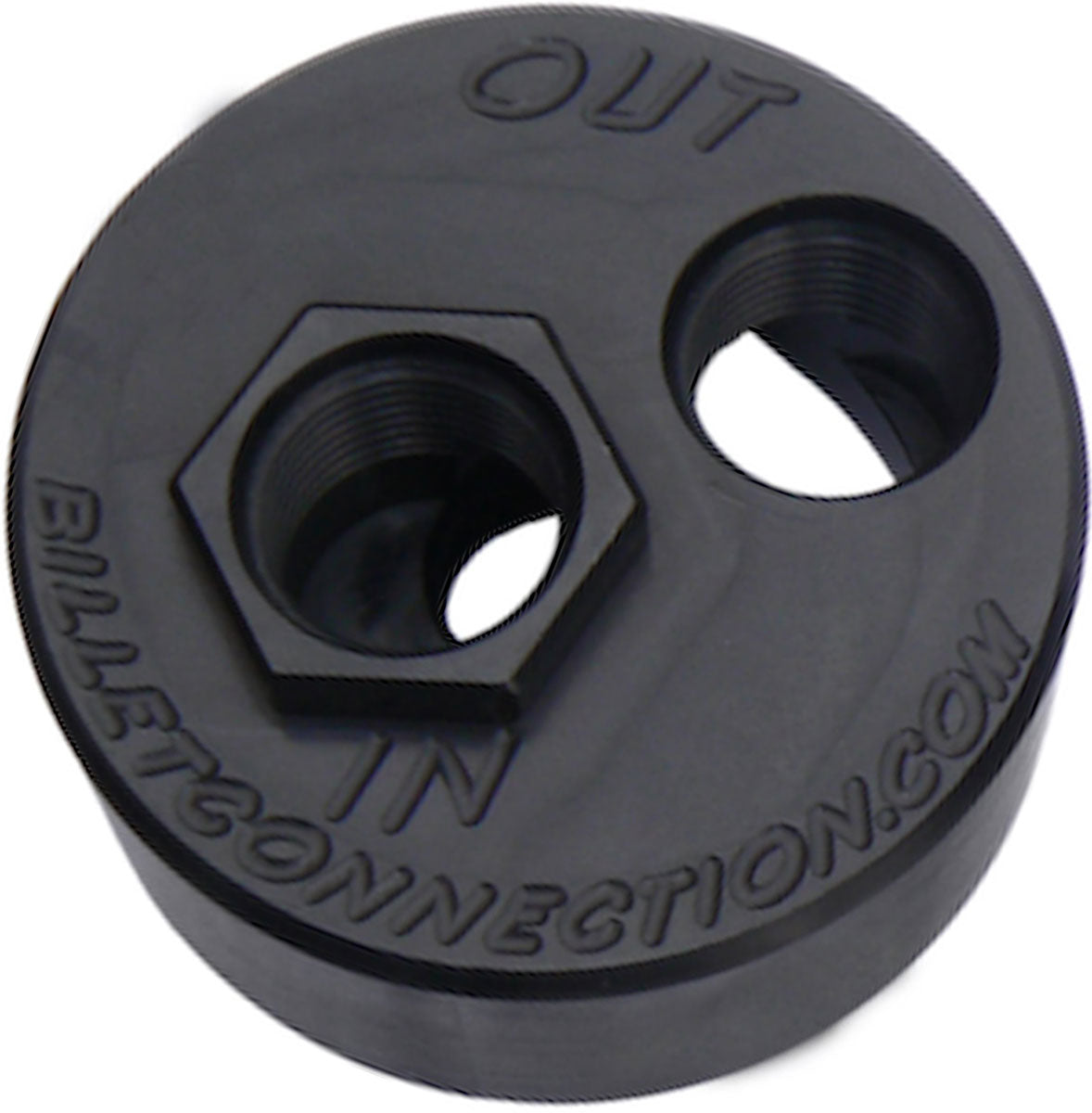 Clearview Clear View Filtration -10AN Billet Oil Block Adapter Kit, Clear Anodised - CV232-B CV232-B
