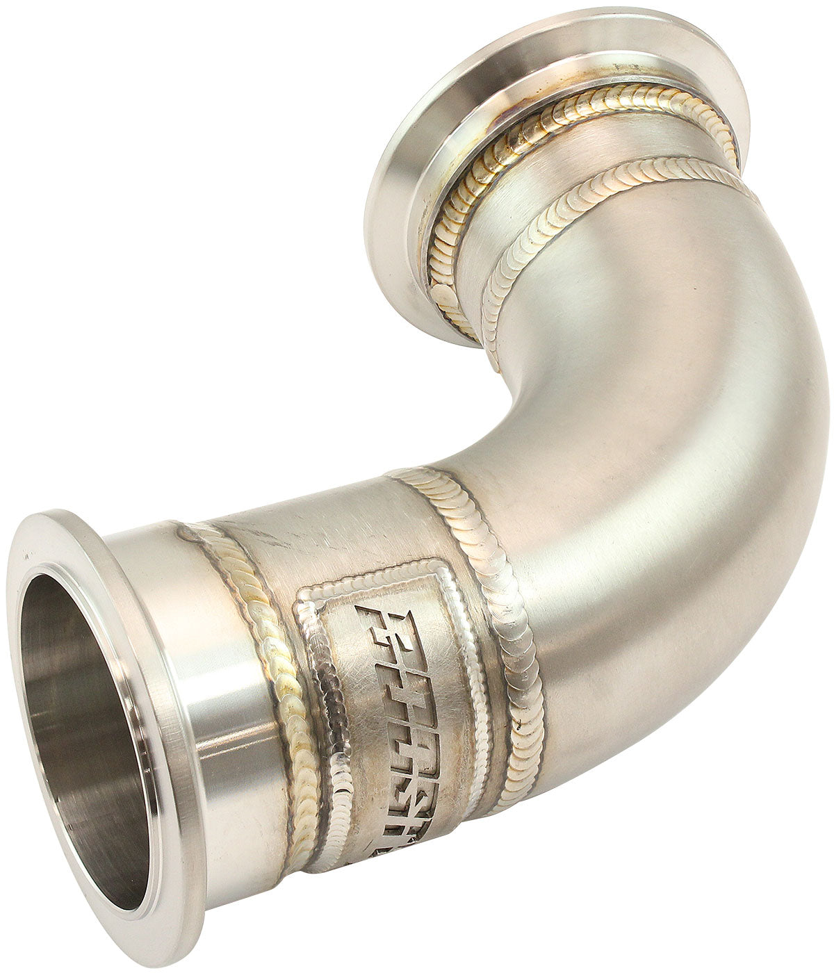 Aeroflow GM LS Twin Turbo Long Turn Up Adapter Stainless Steel Manifold - AF8400-2012 AF8400-2012
