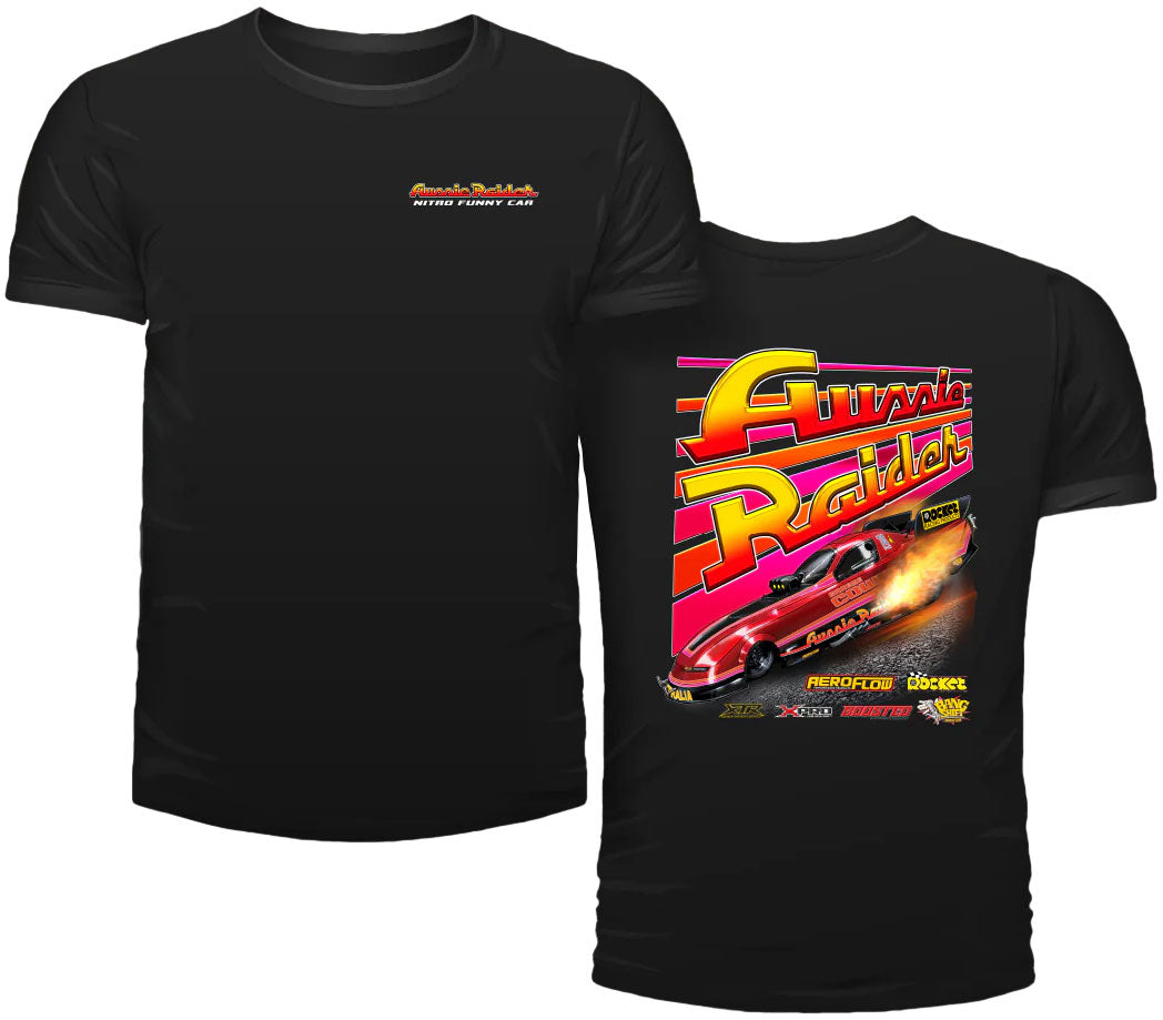 Aeroflow Aussie Raider Nitro Funny Car T-Shirt, X-Large - ARNFC25-XL ARNFC25-XL