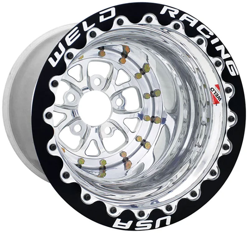 Weld V-Series 15 x 9" Wheel, Black Center, Single Beadlock for M/T - WE84B509276F WE84B509276F