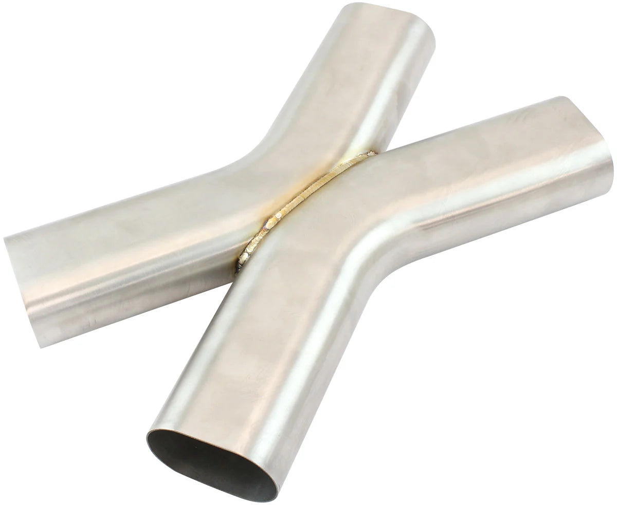 Aeroflow Stainless Steel 3" Oval Tube, X Pipe 2-1/4" H x 3-1/2" W, 1/16" Wall (AF9408-3000) AF9408-3000