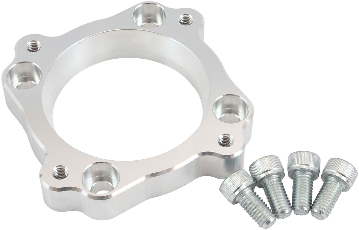 Aeroflow Nissan SR20 Bosch 68mmDBW Adapter, Raw Finish suits 68mm Bosch Throttle Body (AF64-2142) AF64-2142