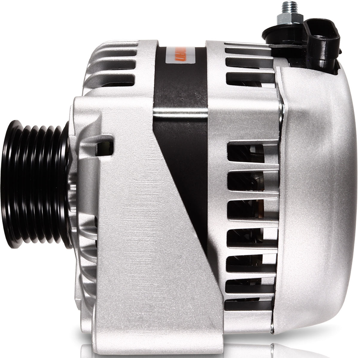Mechman High Output 170 Amp Racing Alternator, Natural Finish - MM8237170