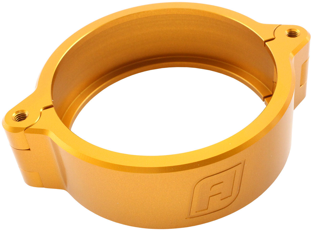 Aeroflow Replacement 2" Billet Intercooler Clamp - Gold Finish Clamp and Two Bolts Included (AF59-2620G) AF59-2620G
