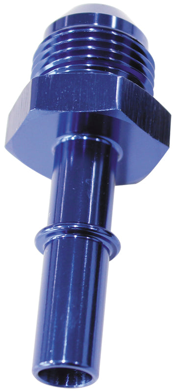 Aeroflow Push-In EFI Fuel Fitting -8AN Push-on to 1/2" Male Hard Tube - AF817-04 AF817-04