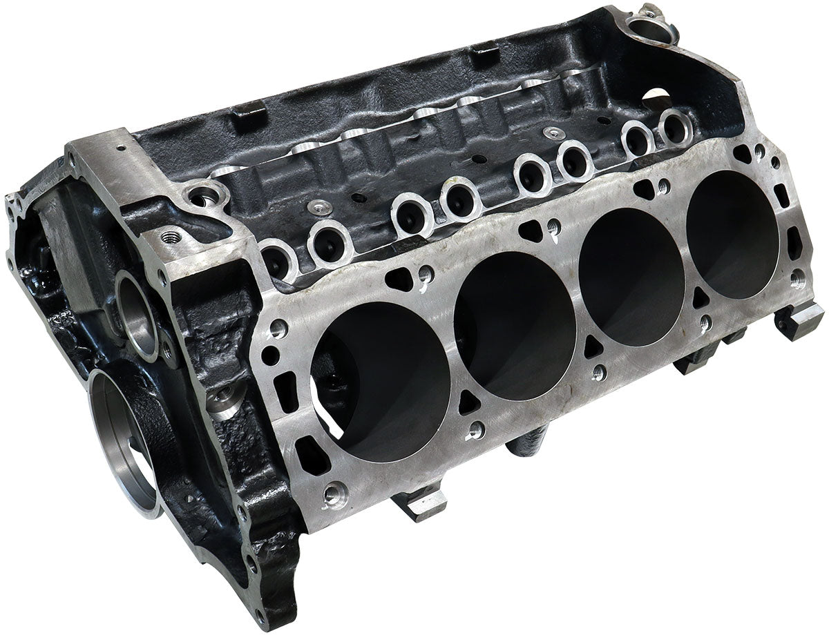 Aeroflow Cast Iron Ford 302W Late Engine Block, 4.000" Bore - AF96-1012