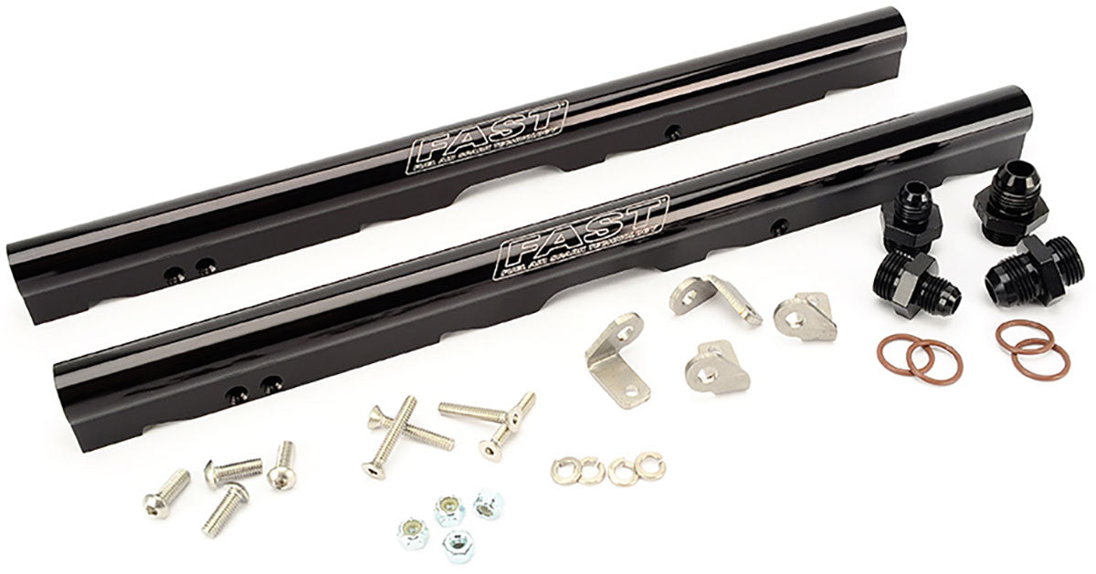 FAST Billet Aluminium Fuel Rail Kit - Black - FAST146032B-KIT FAST146032B-KIT