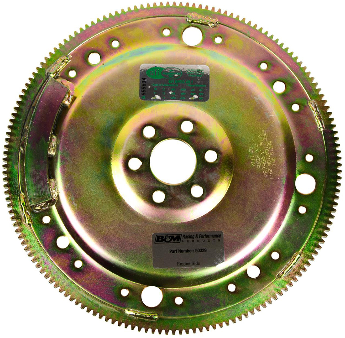 B&M Flexplate - SFI Approved Suit SB Ford 5.0L, 157 Tooth, External 50oz Balance, 6 Bolt (BM50339) BM50339