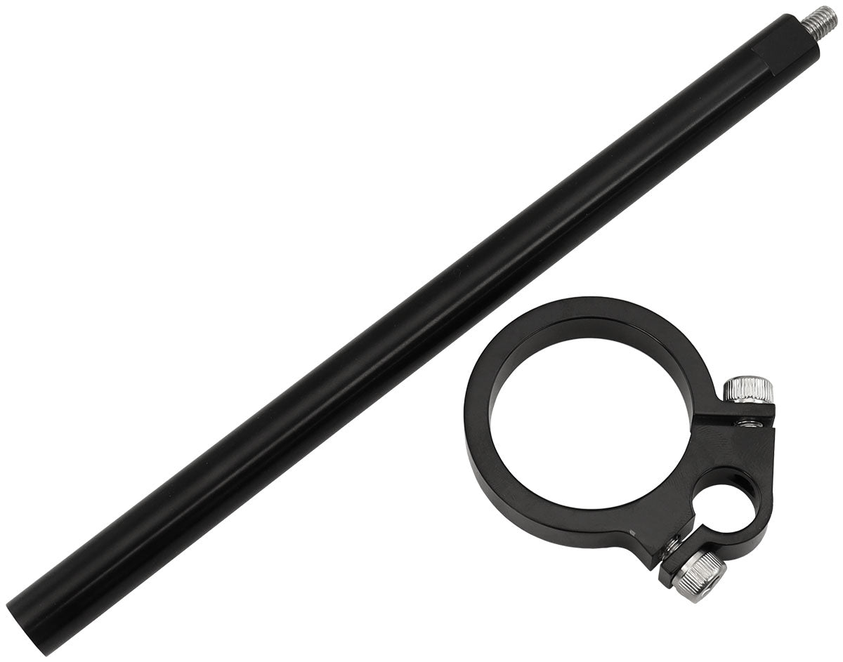 Aeroflow Universal 40mm Fuel Pump Bracket & Stalk Black Finish (AF64-4058BLK) AF64-4058BLK