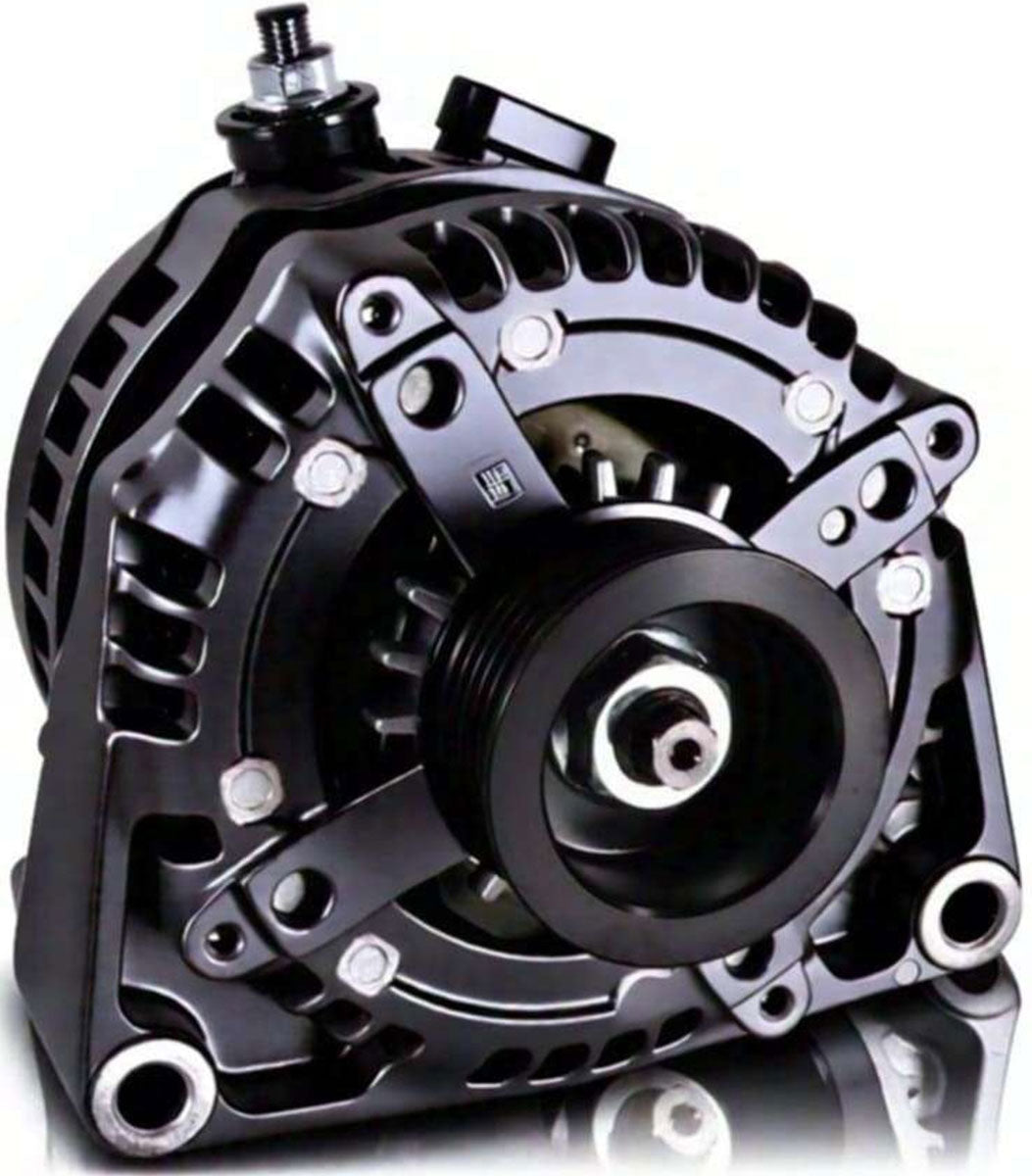 Mechman High Output 170 Amp Racing Alternator, Black - MM8237170B MM8237170B