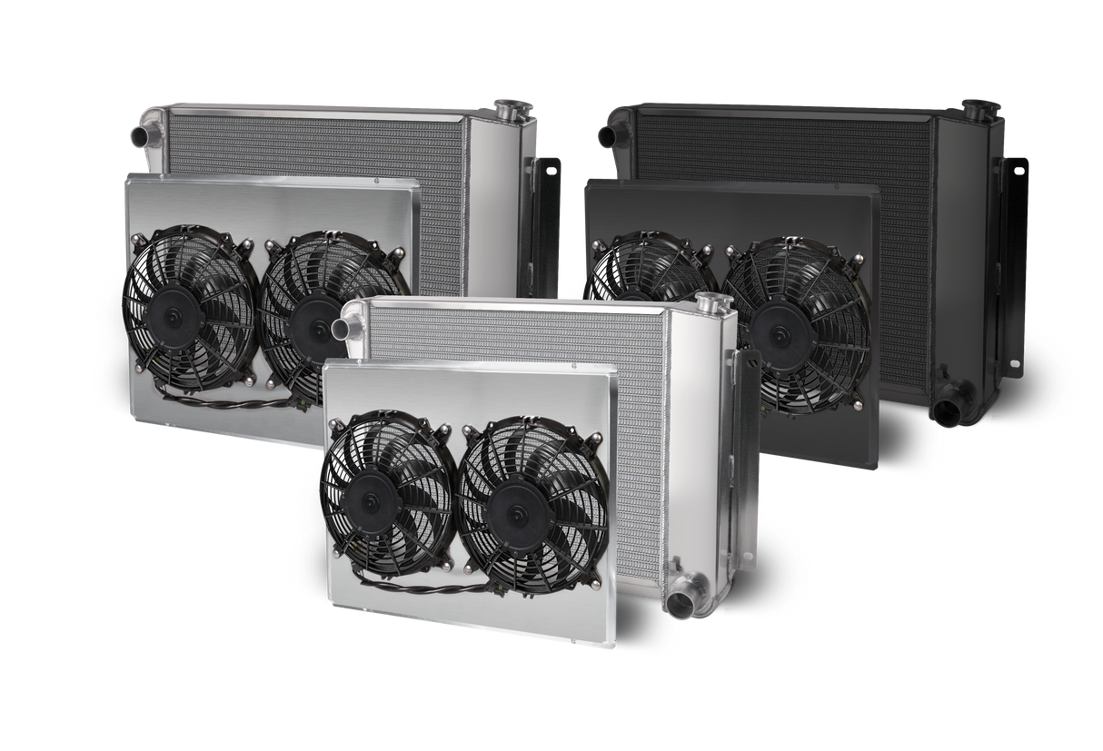 AFCO 1967-69 Camaro Aluminum Radiator and Shroud - 80251-B-DB-N 80251-B-DB-N