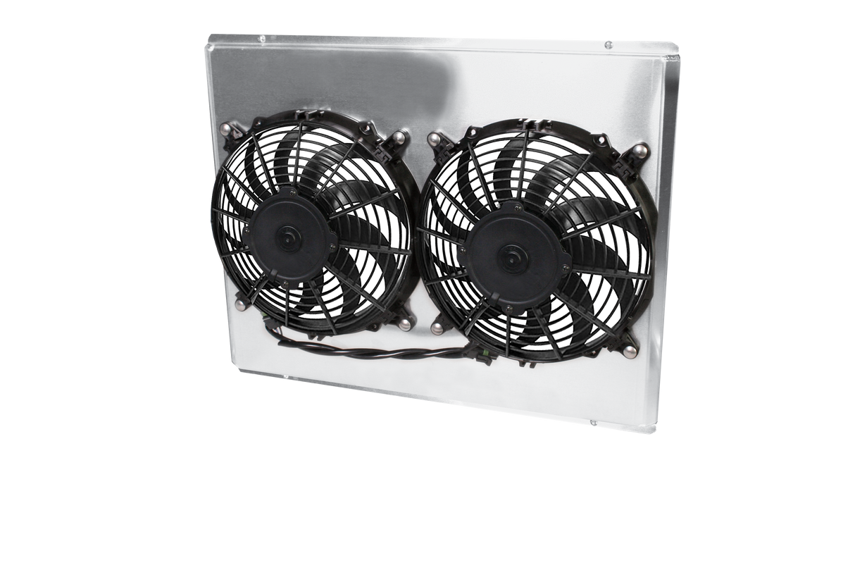AFCO 1967-69 Camaro Aluminum Radiator and Shroud - 80250-B-SP-N 80250-F-DP-Y