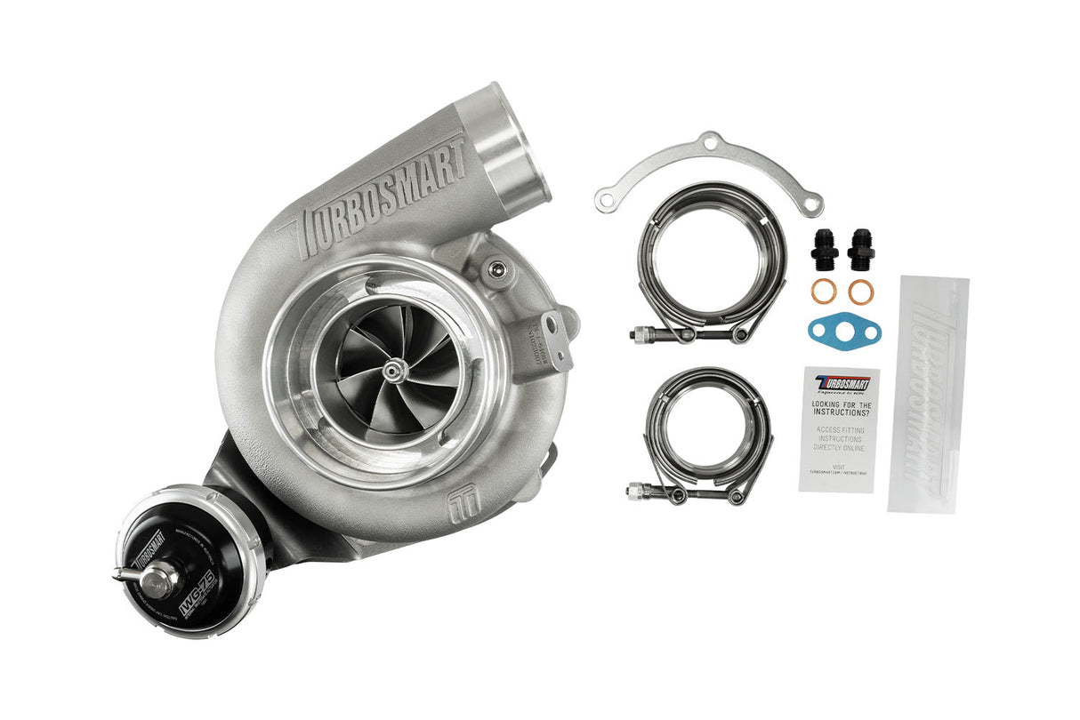 Turbosmart TS-2 Turbocharger (Water Cooled) 6262 V-Band 0.82AR Internally Wastegated - TS-2-6262VB082I