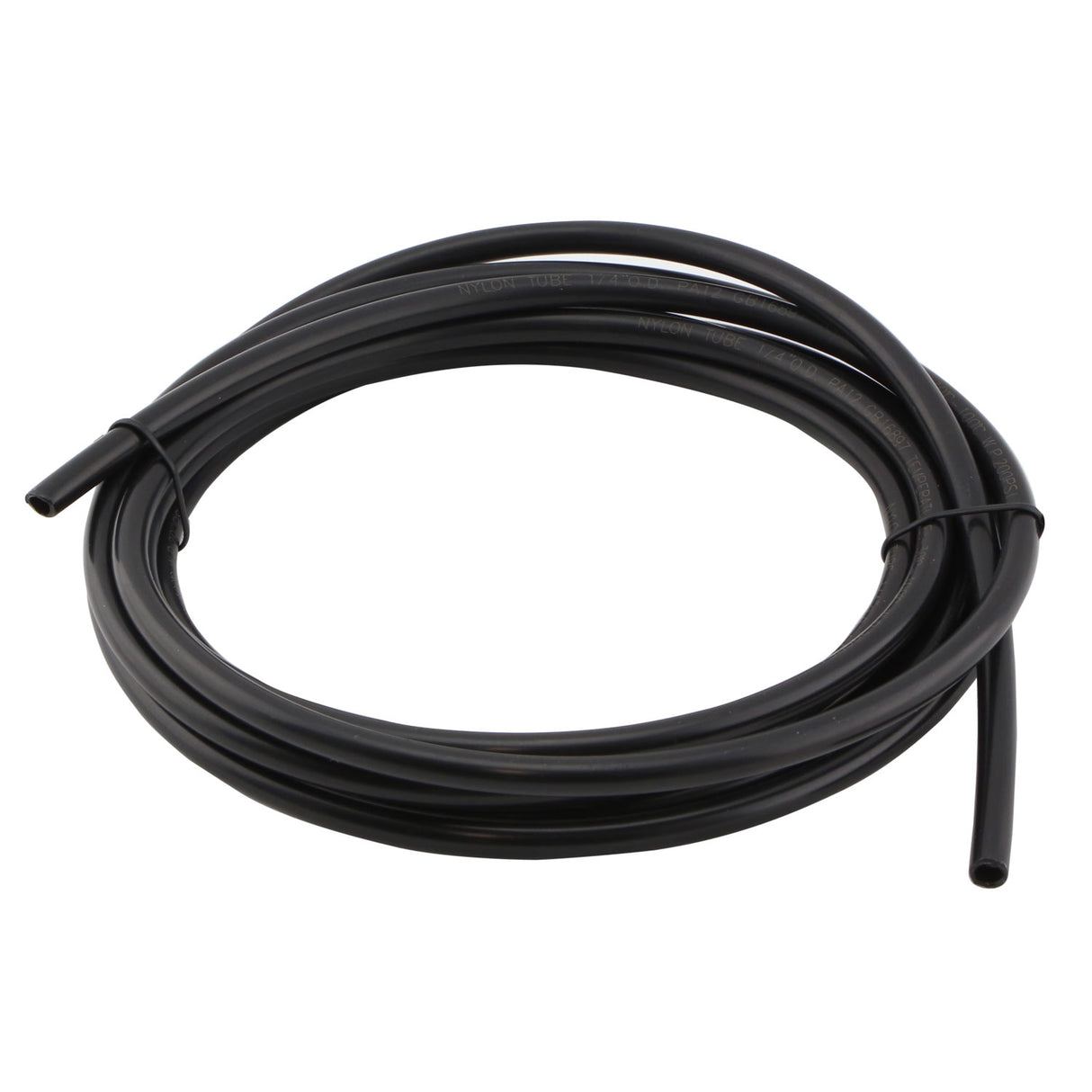 Turbosmart 1/4" Nylon Pushloc Tubing Black - 3m - TS-0550-3056